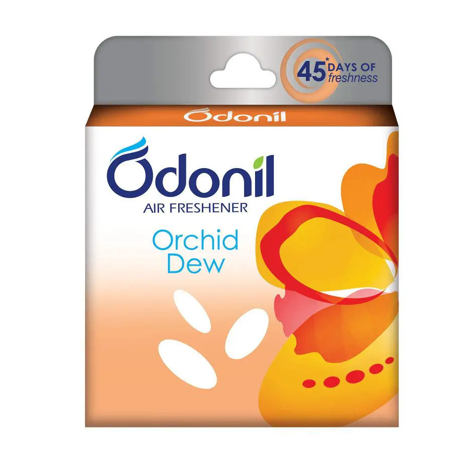 Odonil Bathroom Air Freshener Blocks - Orchid Dew  48 G