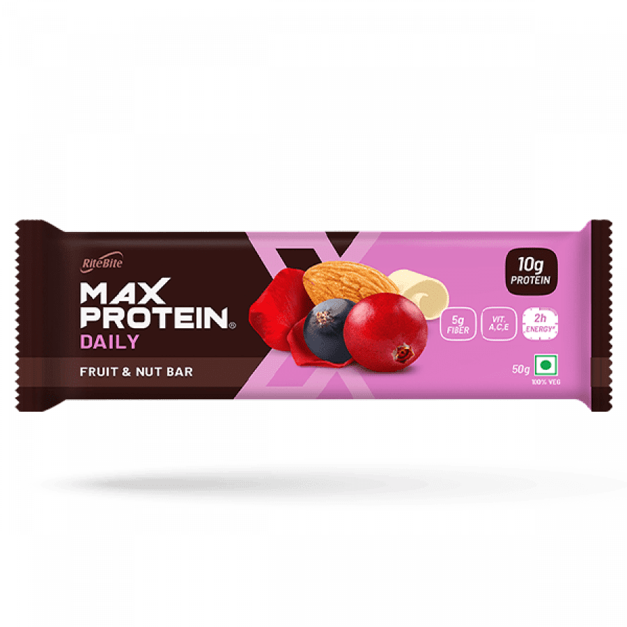 RiteBite Max Protein Fruit & Nut Bar 50g