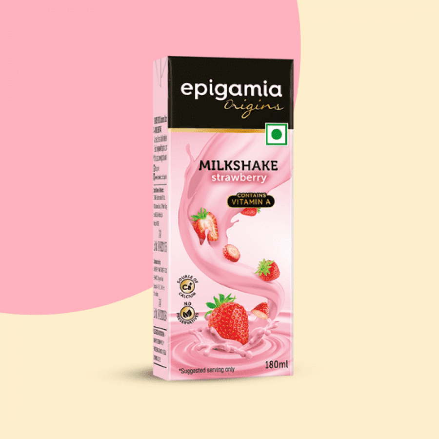 Epigamia Strawberry Milk Shake