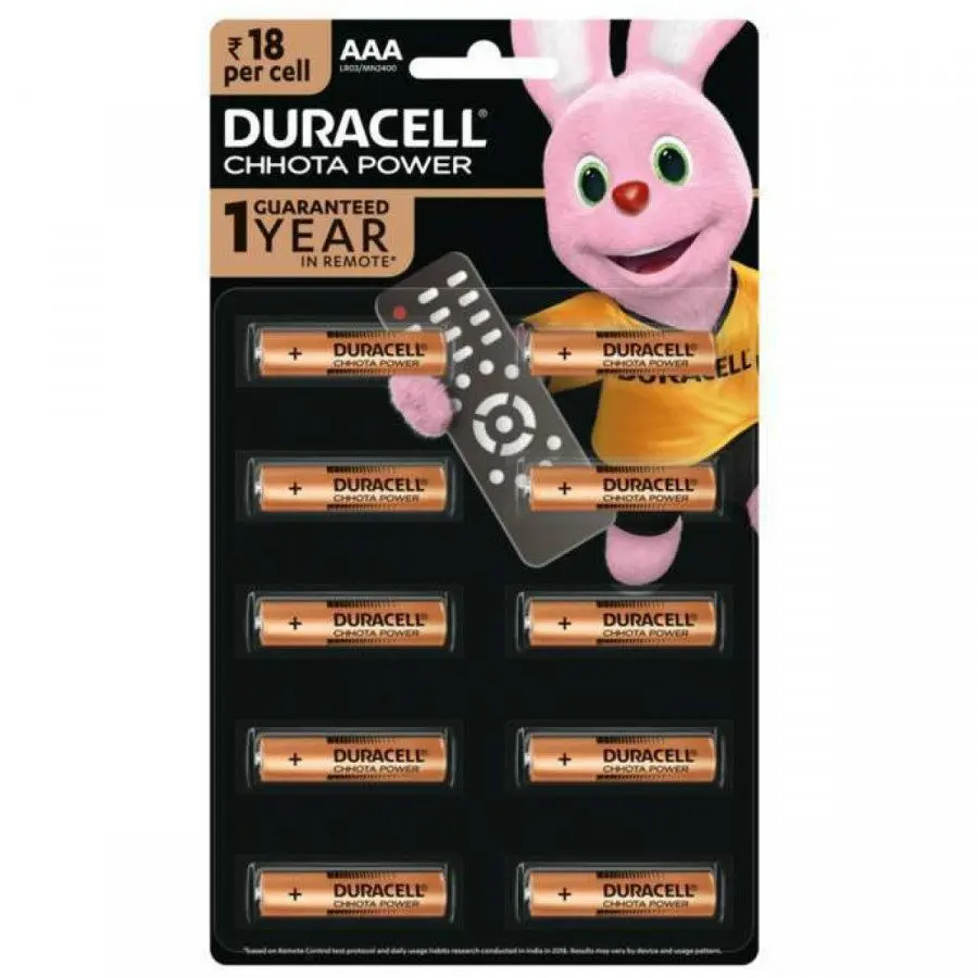 Duracell Chota Power AAA Alkaline Batteries