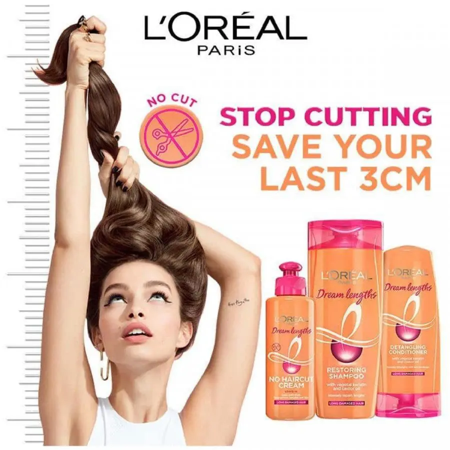 L'Oreal Paris Dream Lengths Restoring Shampoo 192.5Ml