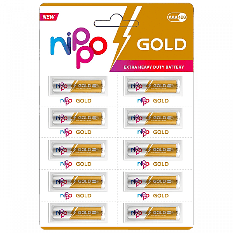 Nippo Battery AAA Gold 15V 4DG, 10 Pcs