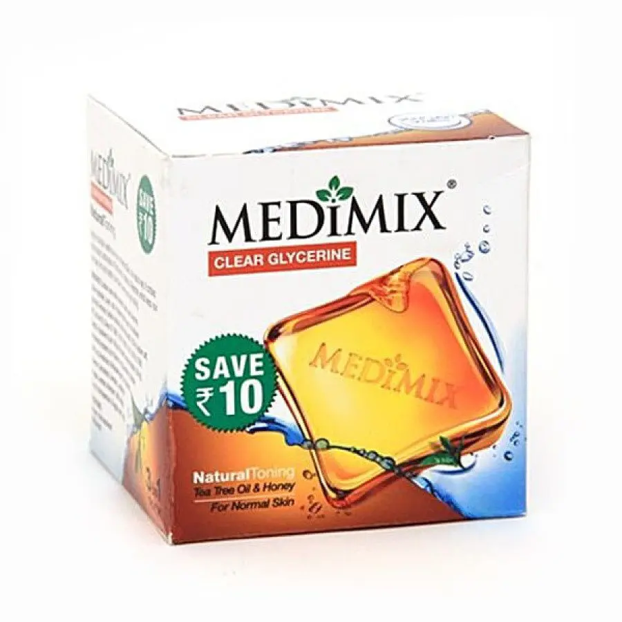 Medimix Clear Glycerine Tea Tree Oil Honey Soap Bar  100 G