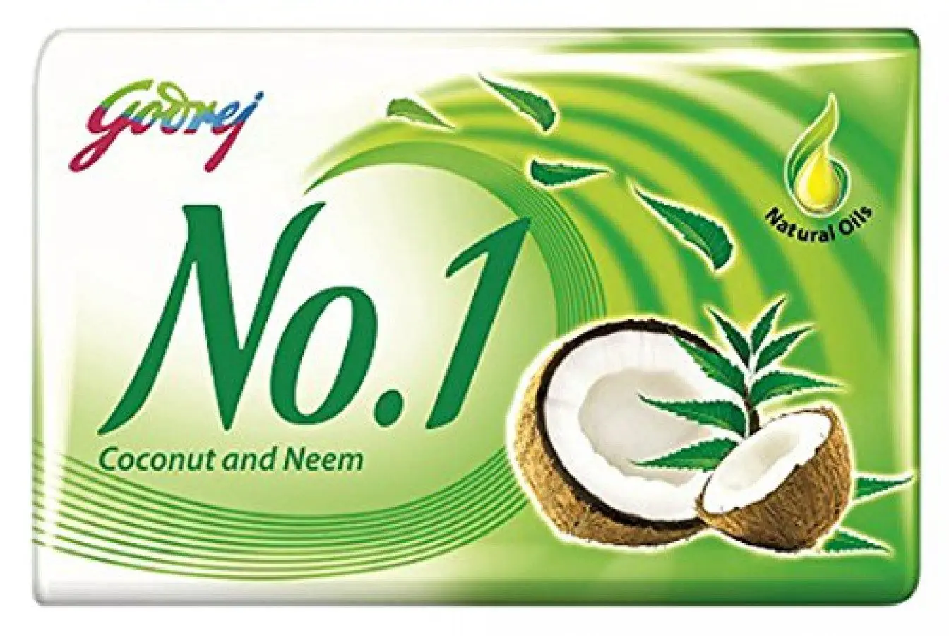 Godrej No.1 Coconut And Neem Soap, 150g