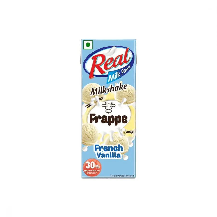 Real Milk Power Frappe French Vanilla Milkshake 180Ml