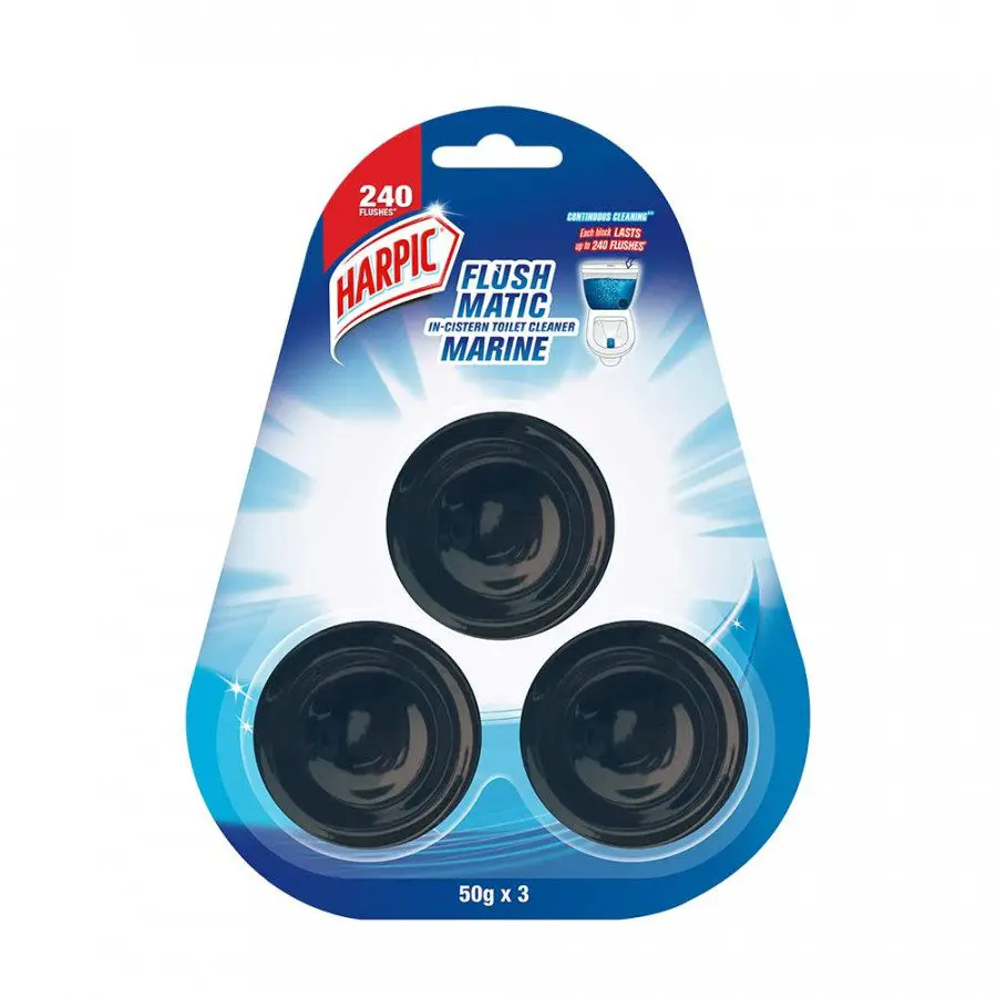 Harpic Flush Matic In-cistern Toilet Cleaner Marine 50gm