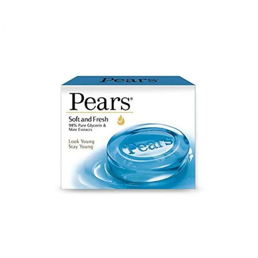 Pears Soft & Fresh Glycerine & Mint Extracts Soap  100 G