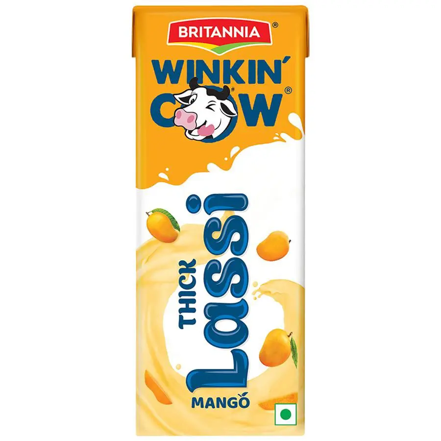 Britannia Winkin Cow Thick Lassi Mango 180Ml