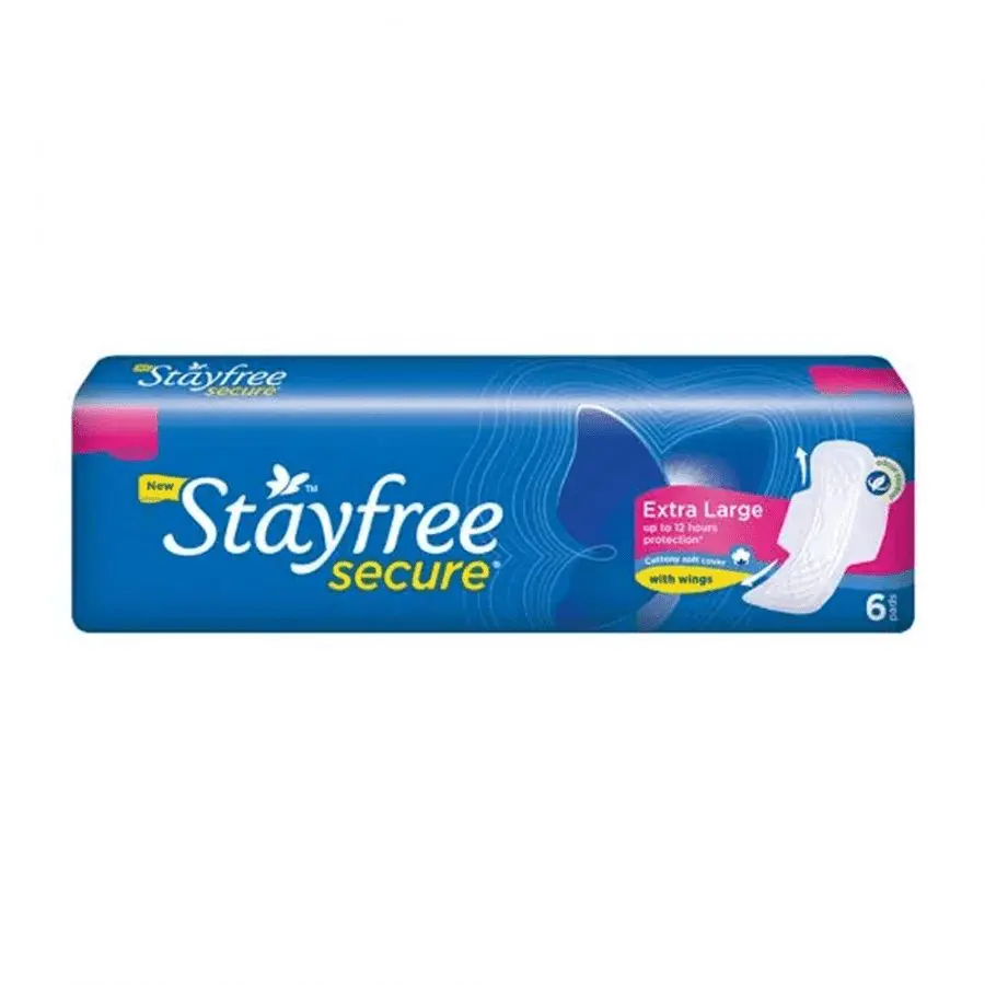 Stayfree Secure Cottony XL 6 Pads