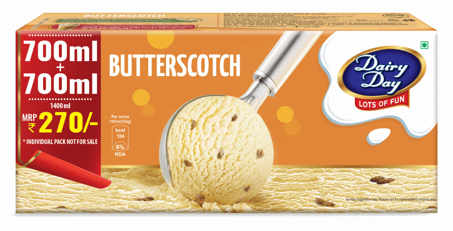 Dairy Day Butterscotch  700ml