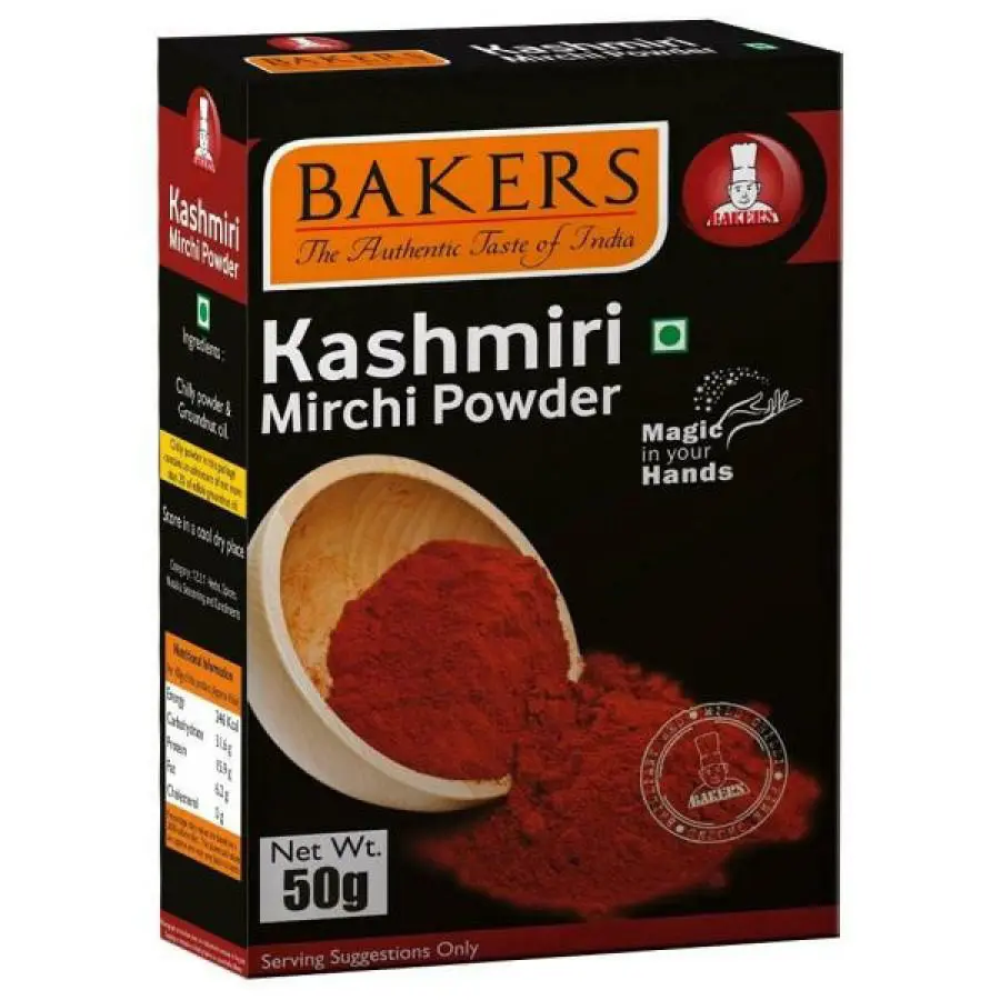 Bakers Kashmiri Mirchi Powder 50g