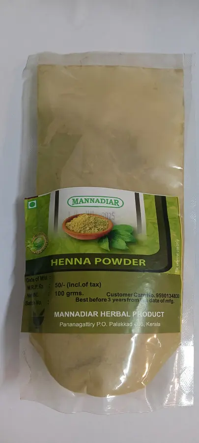 Mannadiar Henna Powder 100g