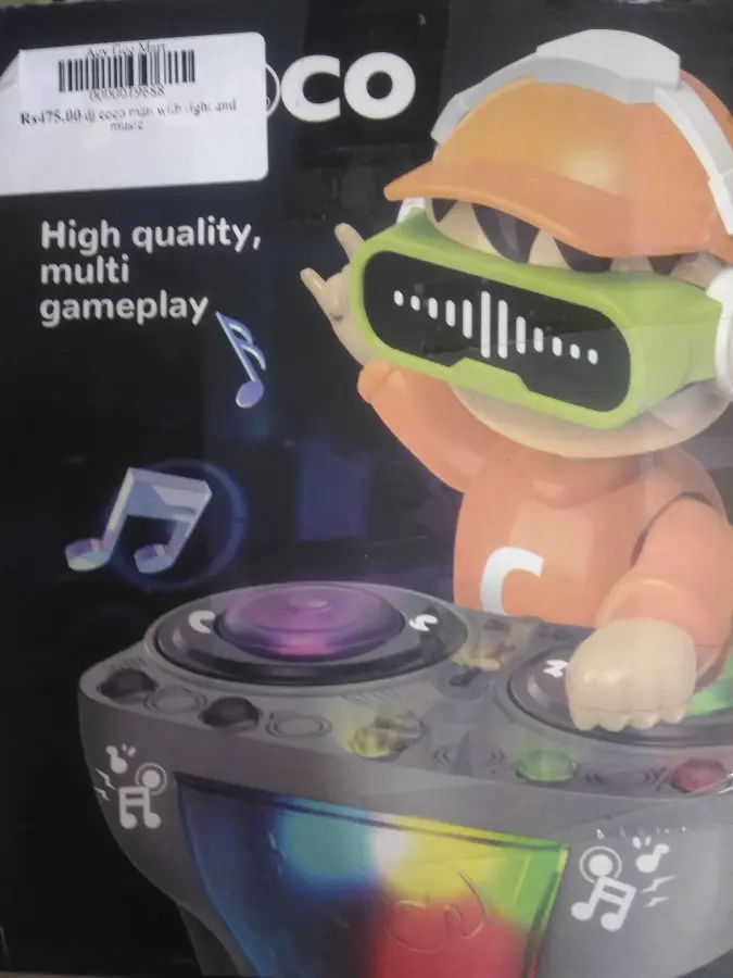 Dj Coco Man With Light And Music