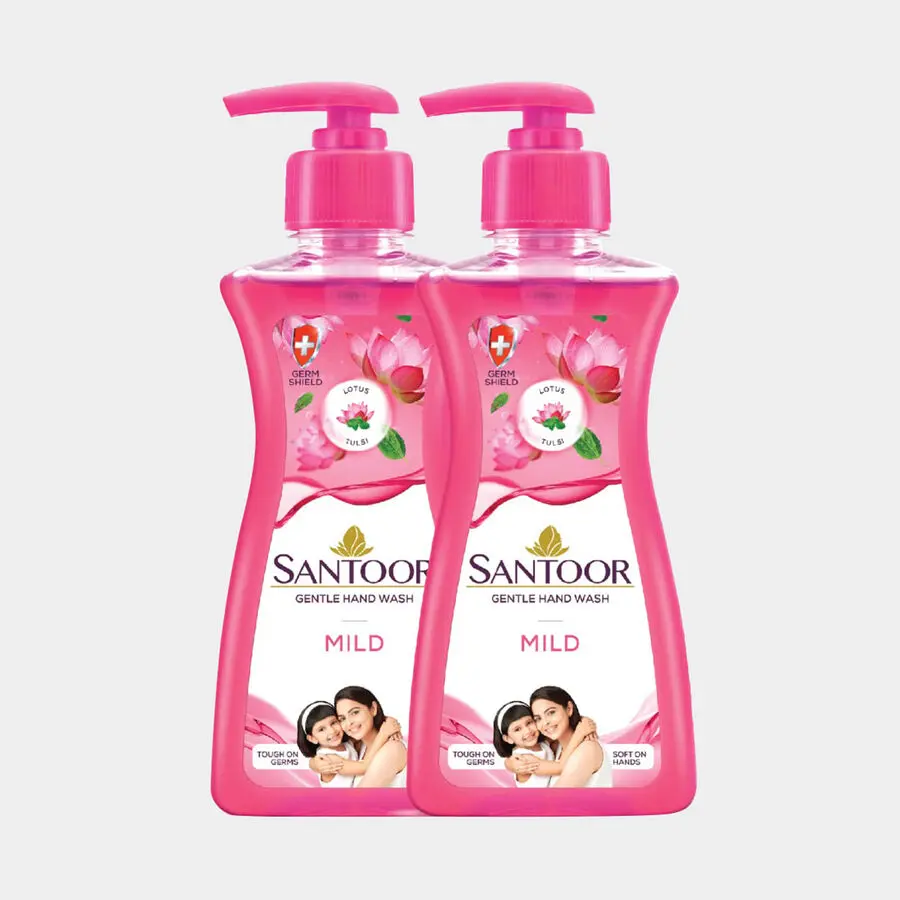 Santoor Gentle Hand wash Mild 400ml