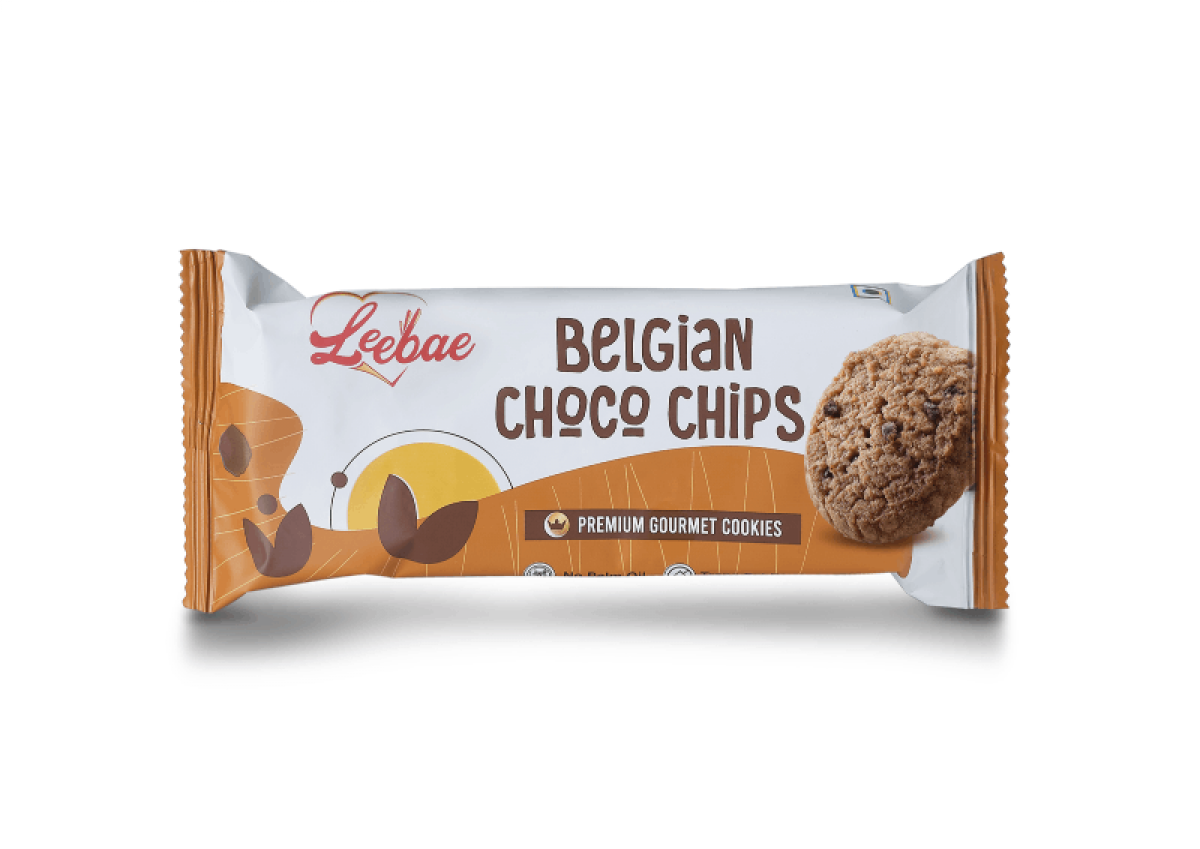 Leebae Belgian Choco Chips Premium Gourmet Cookies