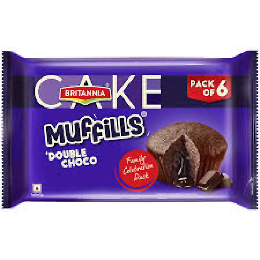 Britannia Cake Muffills Double Choco 25g