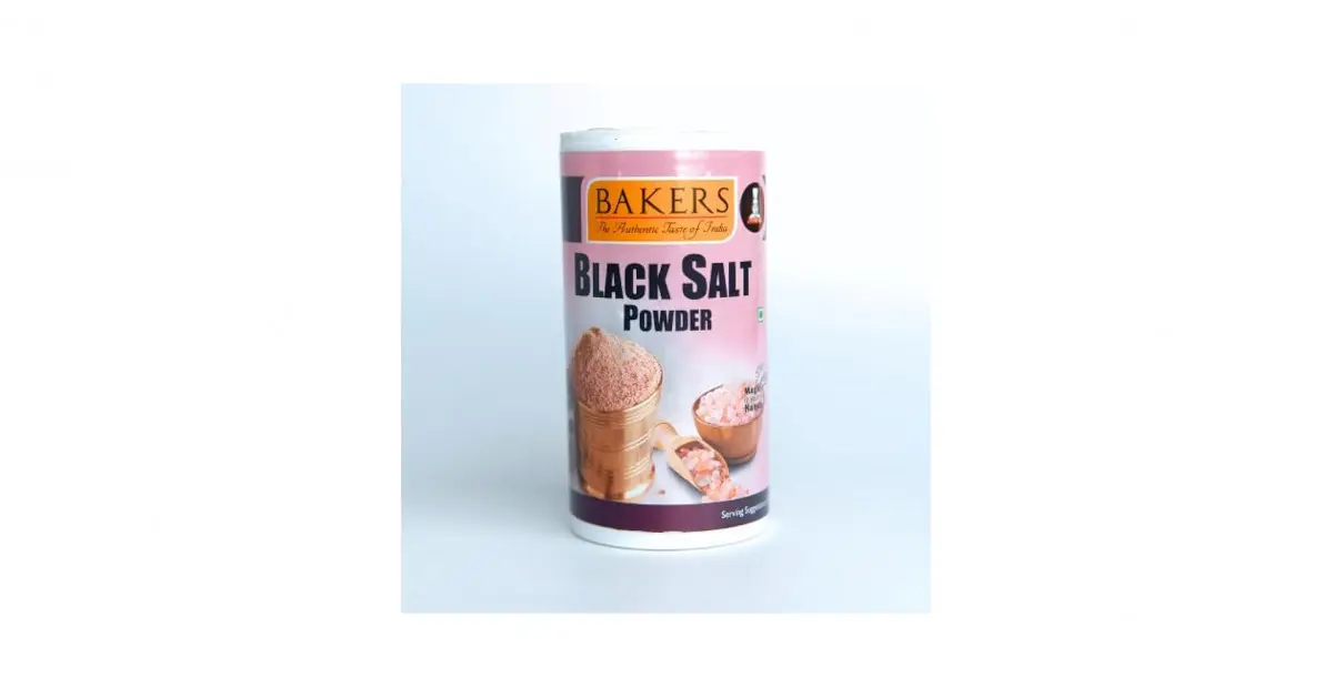 Bakers Black Salt Powder 200g Can