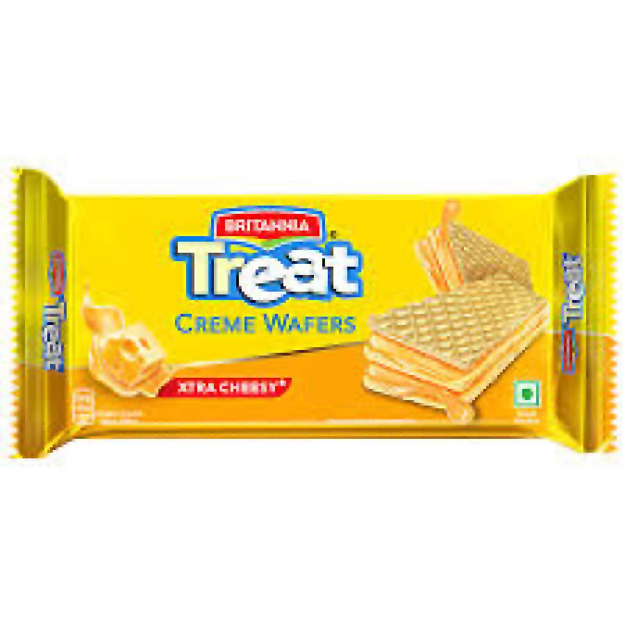 Britannia Treat Creme Wafers Xtra Cheesy