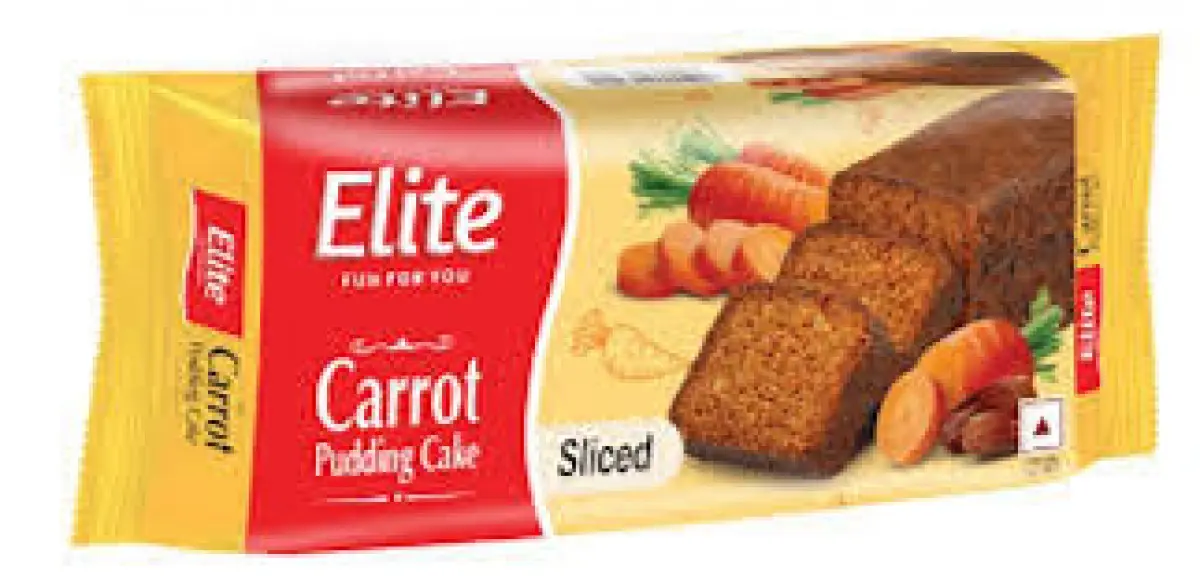 Elite Carrot Pudding Cake Sliced
