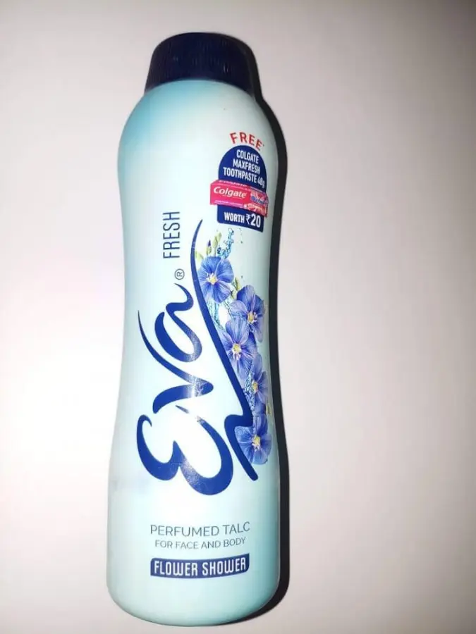 Eva Fresh Perfumed Talc For Face And Body Flower Shower 100g
