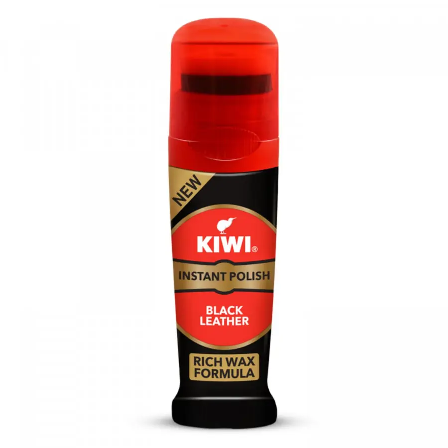 Kiwi Instant Polish Black Leather