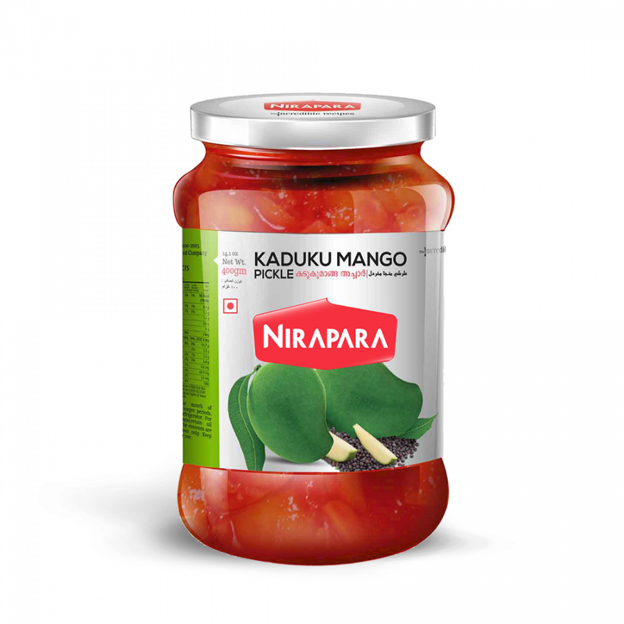 Nirapara Kaduku Mango Pickle 400g