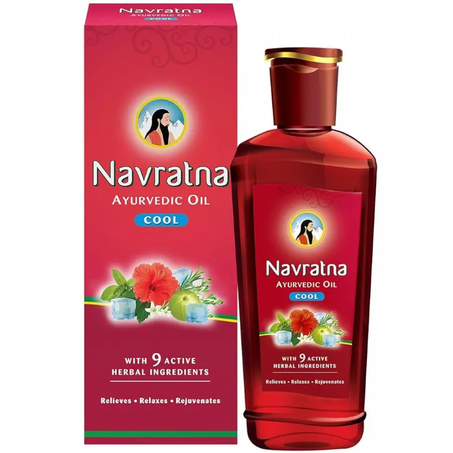 Navratna Ayurvedic Oil Cool 180ml