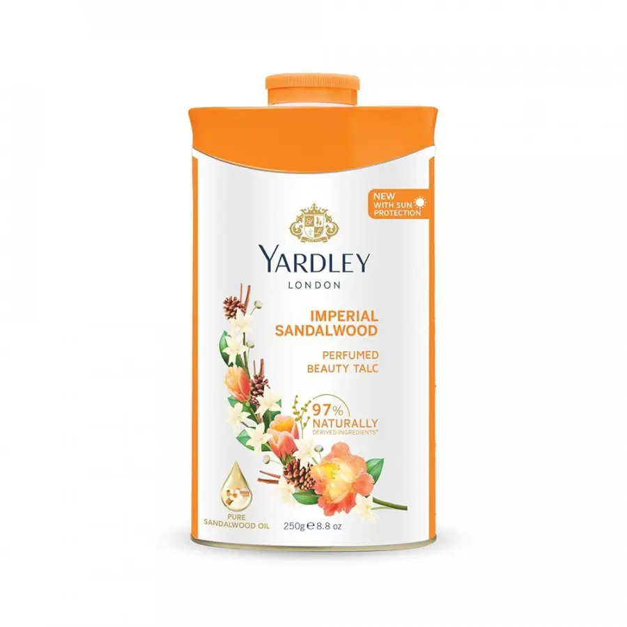 Yardley London Imperial Sandalwood Perfumed Beauty Talc