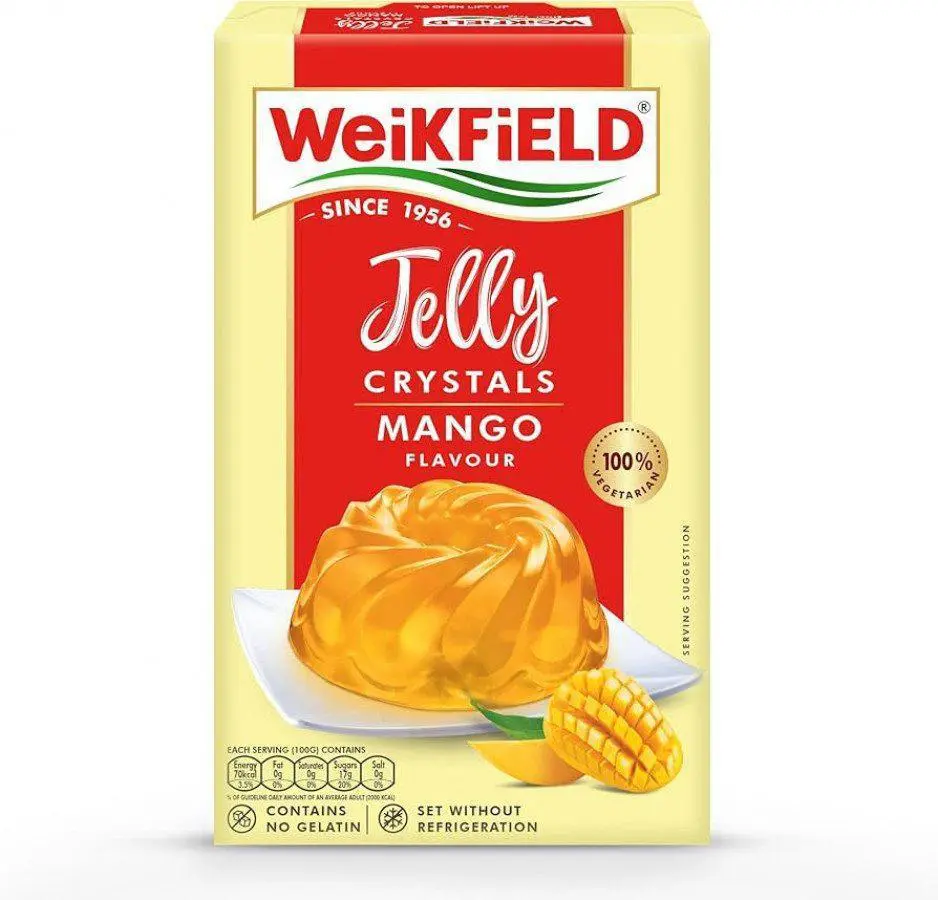 Weikfield Jelly Crystals Mango Flavour 90G