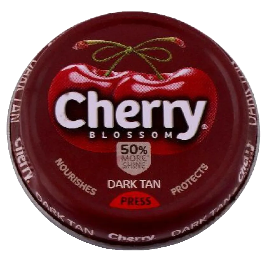 CHERRY BLOSSOM SHOE POLISH DARK TAN