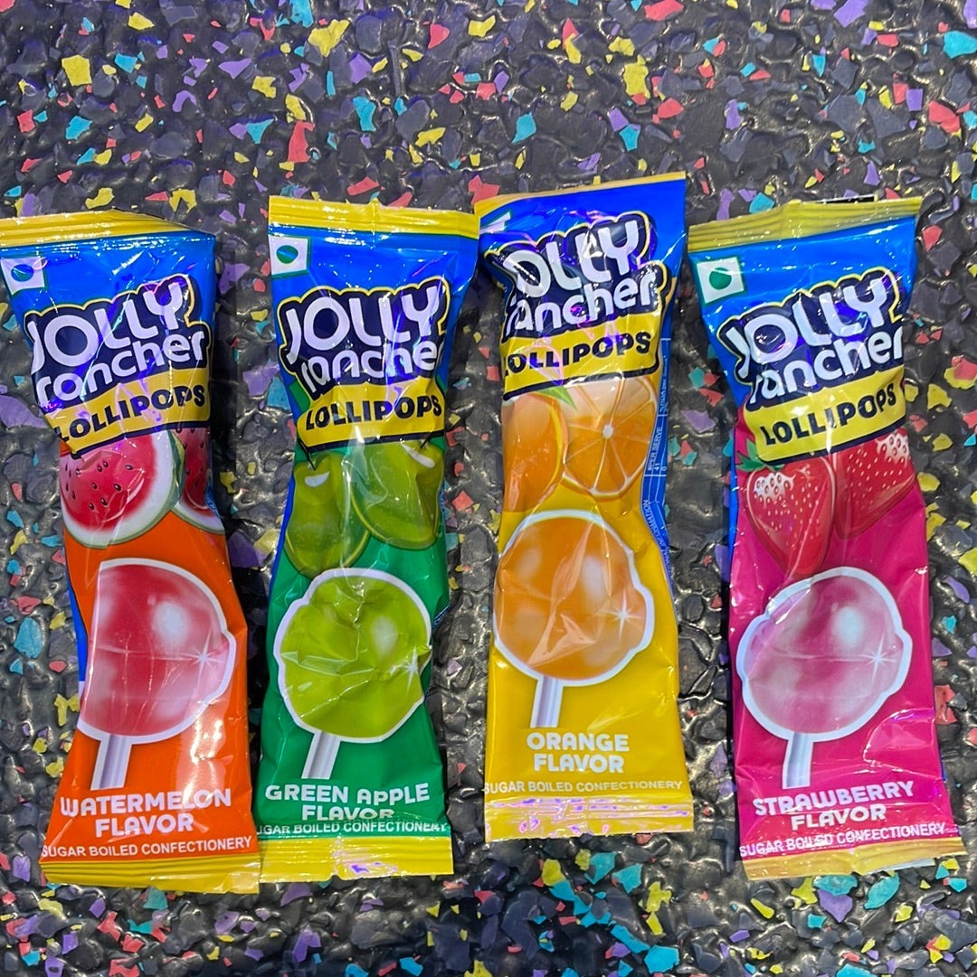 Figrino Pop Jolly Rancher Lollipops Strawberry Flavor 10g