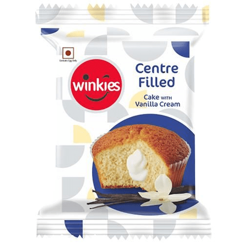 Winkies Centre Filled Cake With Vanilla Cream 30gm