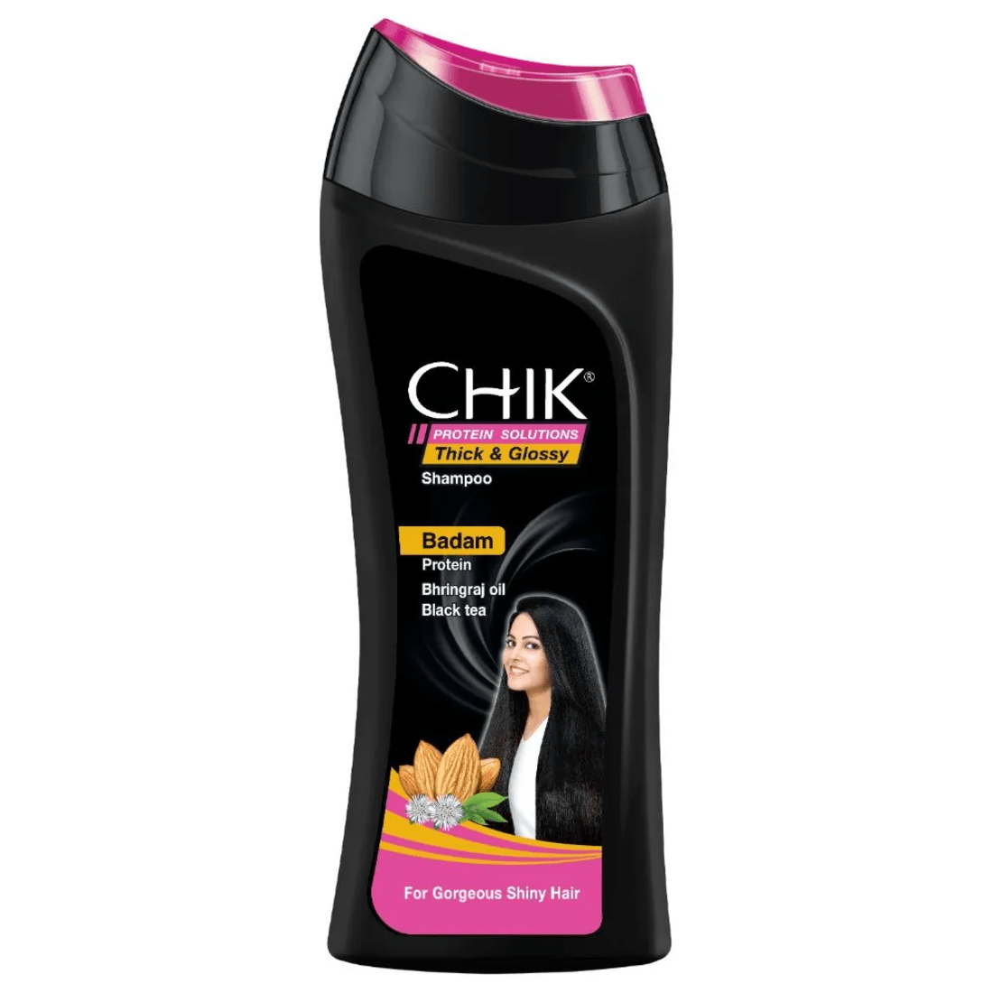 Chik Thick & Glossy Black Sham