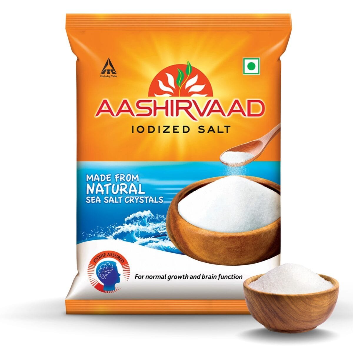 Aashirvaad Iodised Salt  1Kg P