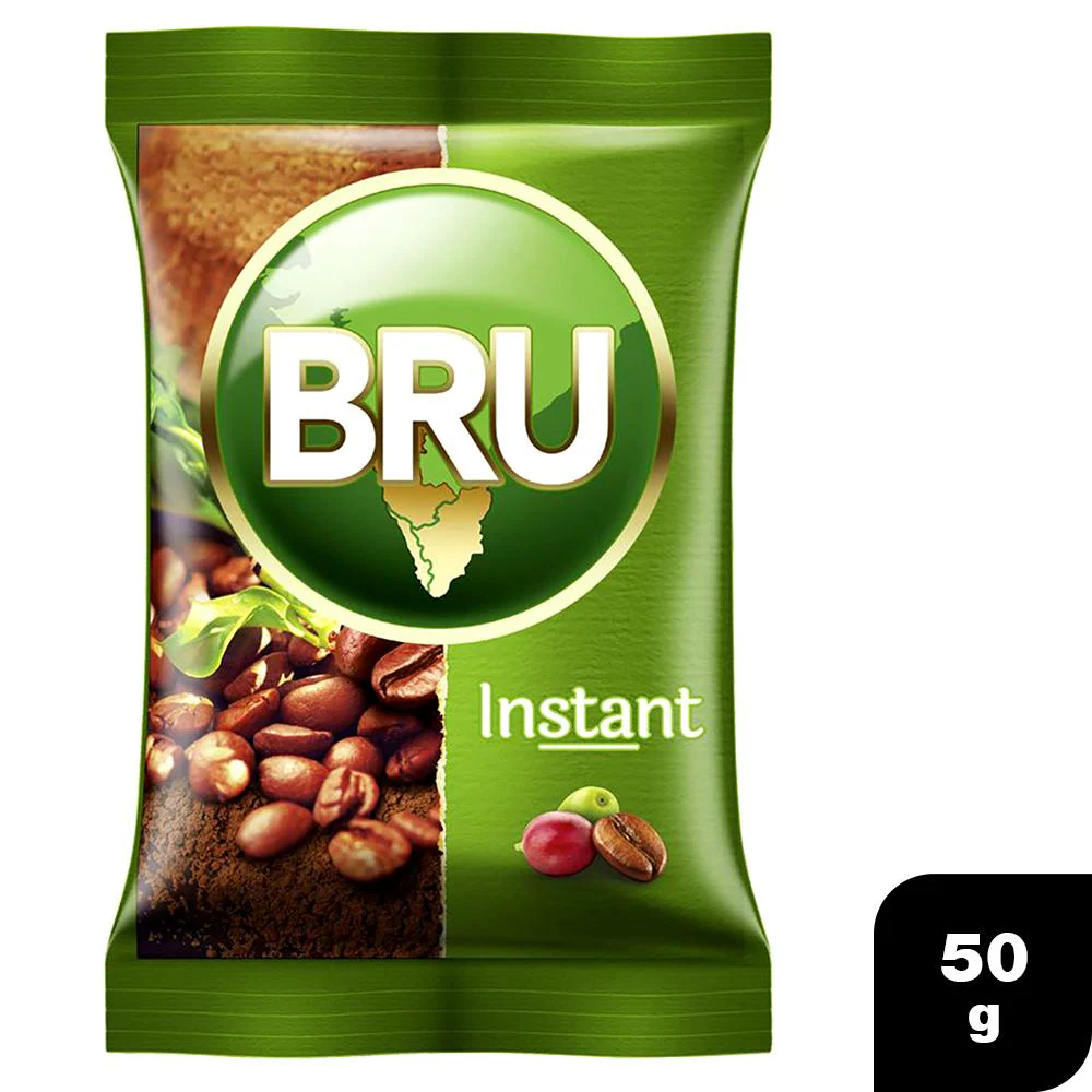 Bru Instant Coffee Pouch 50Gm