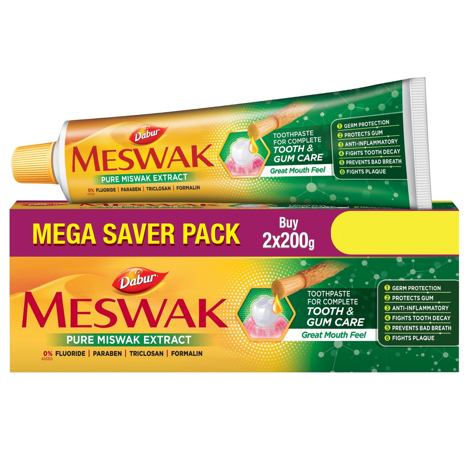 Dabur Pure Meswak Extract Gum