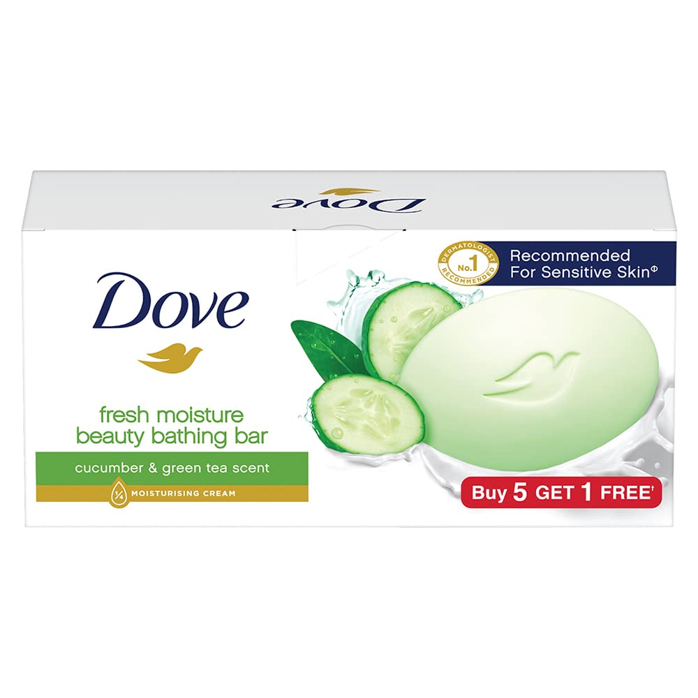 Dove Fresh Moisture Beauty Bathing Bar Moisturising Cream 75G