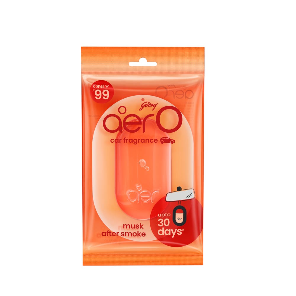 Godrej Aer O Car Air Freshener ? Musk After Smoke  7.5 G
