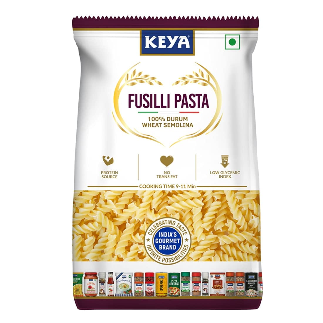 Keya Spirali Fusilli Pasta  500G
