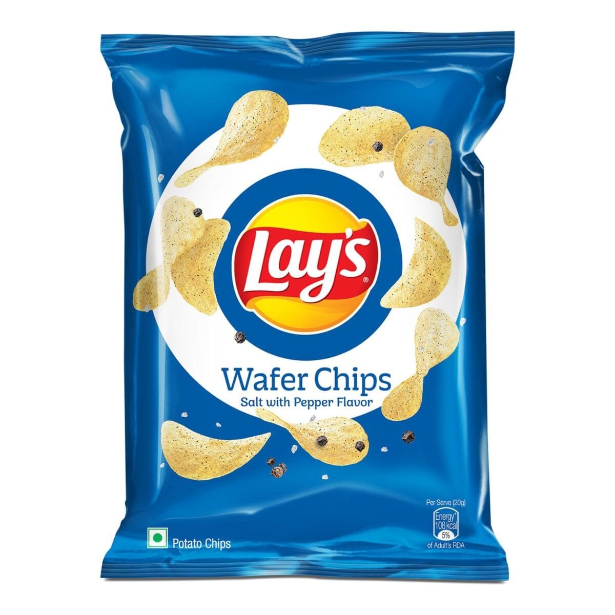 Lay's Wafer Style Salt With Pepper 48G