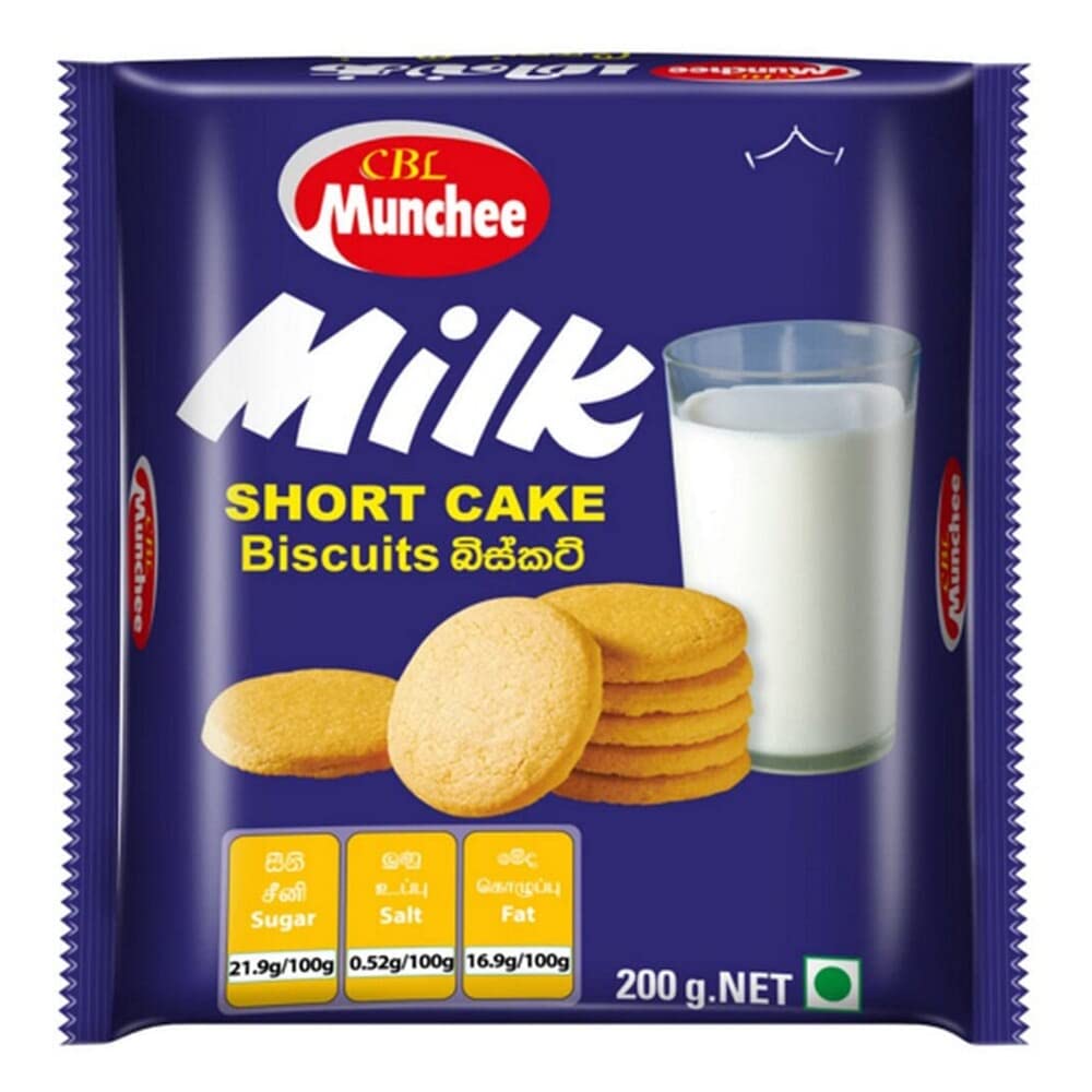 Munchee Milk Short Cake Biscuits 75