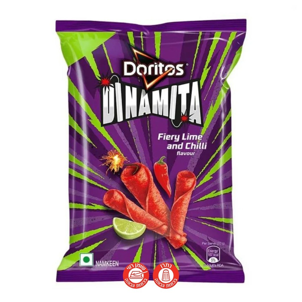 Doritos Dinamita Fiery Lime & Chilli Flavour Namkeen  56 G