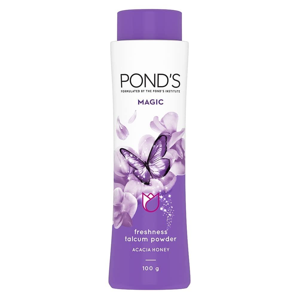 Pond's Magic Freshness Acacia Honey Talcum Powder (100g)