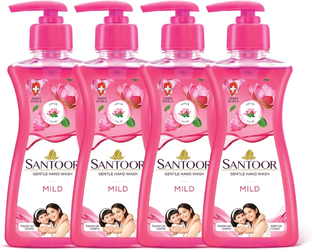 Santoor Mild Hand Wash 200ml