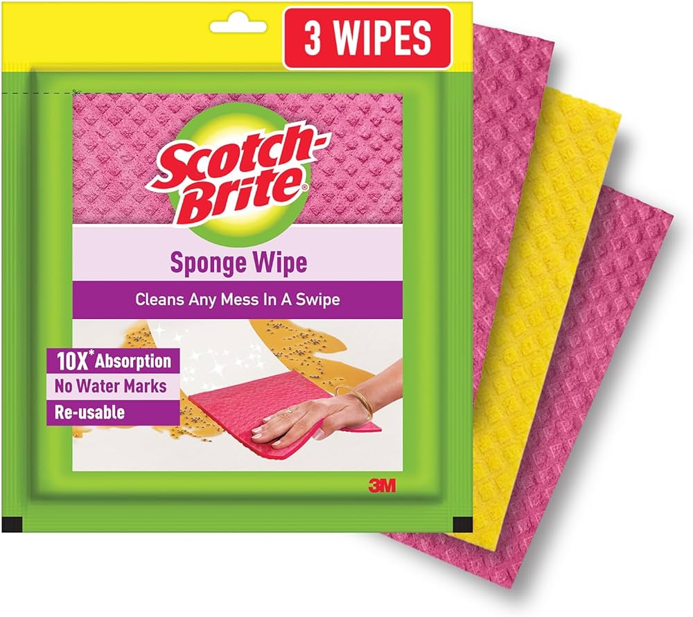 Scotch-Brite Sponge Wipes  Lar