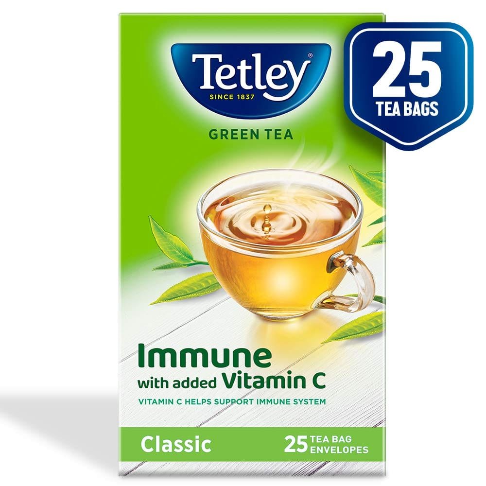 Tetley Green Tea Bags  Natural