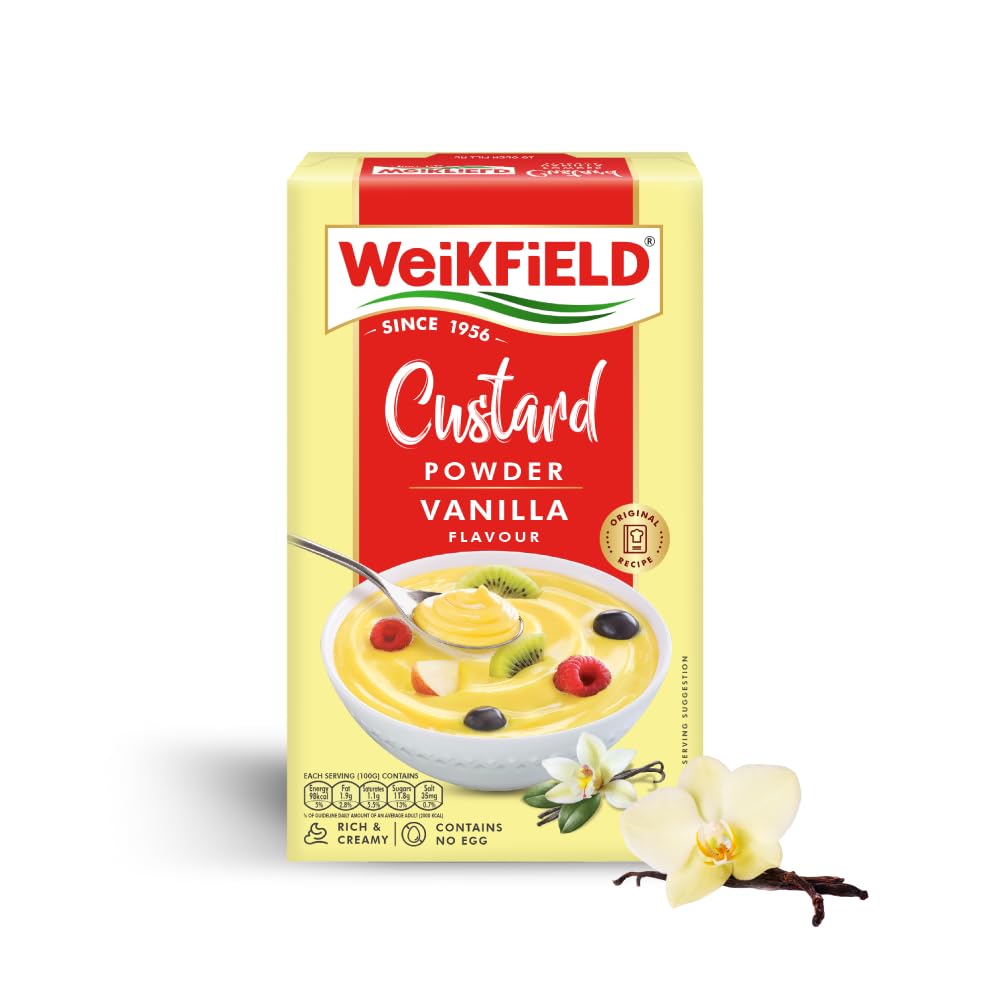 Weikfield Custard Powder - Strawberry  75 G