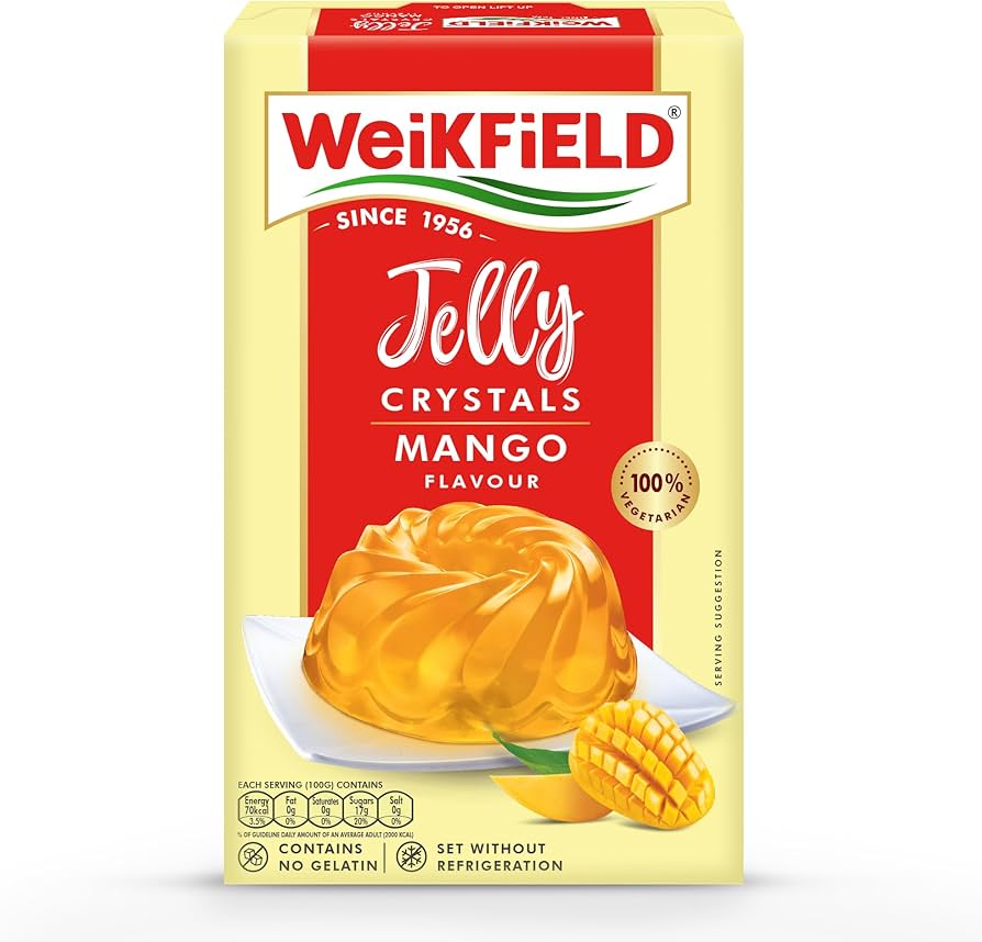 Weikfield Jelly Crystals Mango Flavour 90G