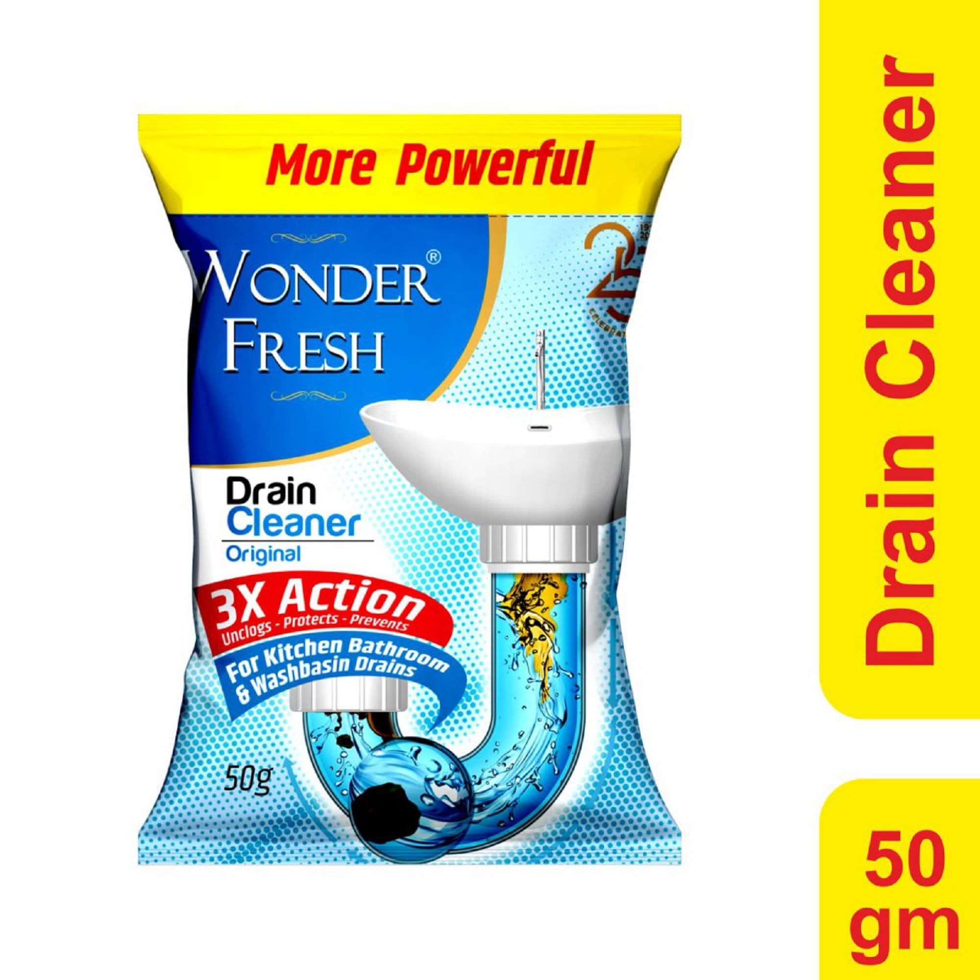 Wonder Fresh Drain Cleaner Original 3x Action 50gm