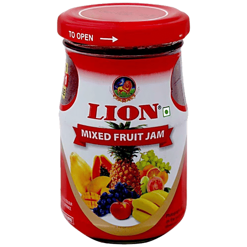 Lion Mixed Fruit Jam  500g Jar